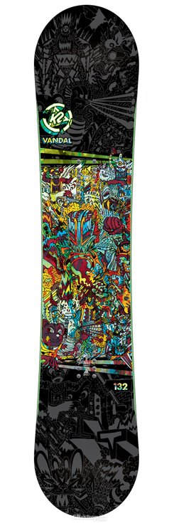 K2 Tabla De Snowboard Vandal 132 Parte Superior
