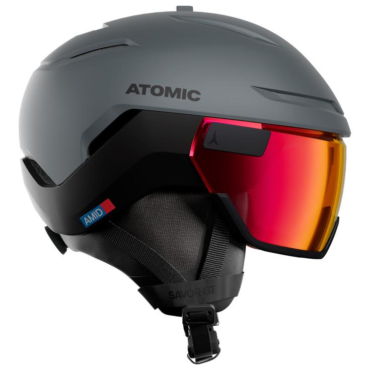 Atomic Casco con visiera Savor Gt Amid Visor Photo Slate Presentazione