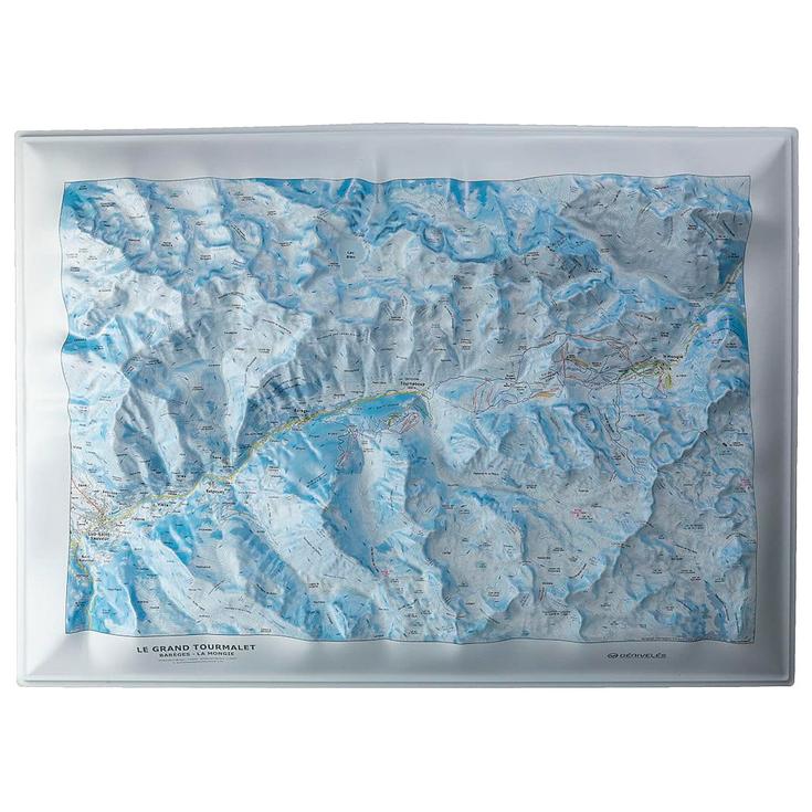 Deniveles Mapa 3D Domaine Le Grand Tourmalet/Barèges/la Mongie Presentación