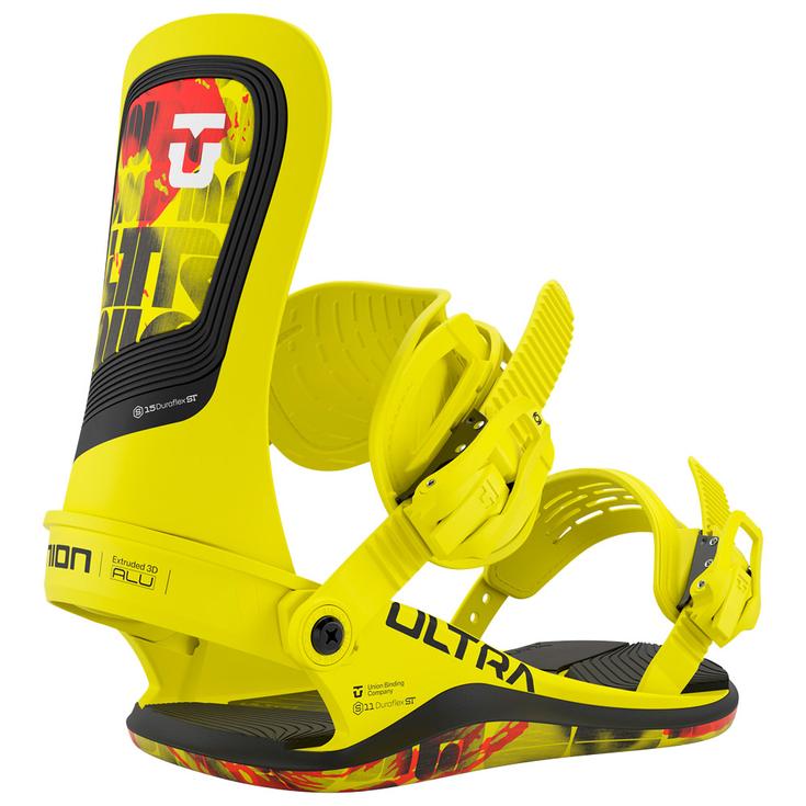 Union Snowboard Binding Ultra Black Hype Yellow Overview