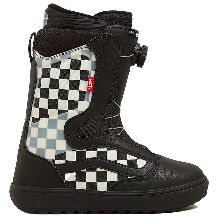 Vans boots black and white on sale