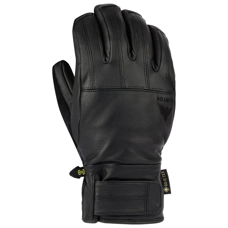 Burton Gloves Men's Gondy Gore-Tex Leather Gloves True Black Overview