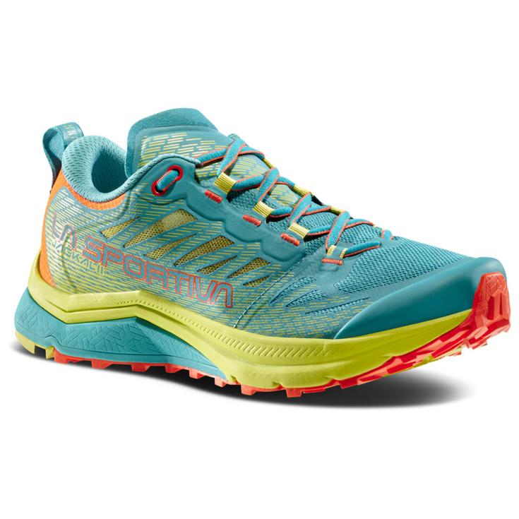 La Sportiva Trailschoenen Jackal II Woman Lagoon Green Banana Voorstelling