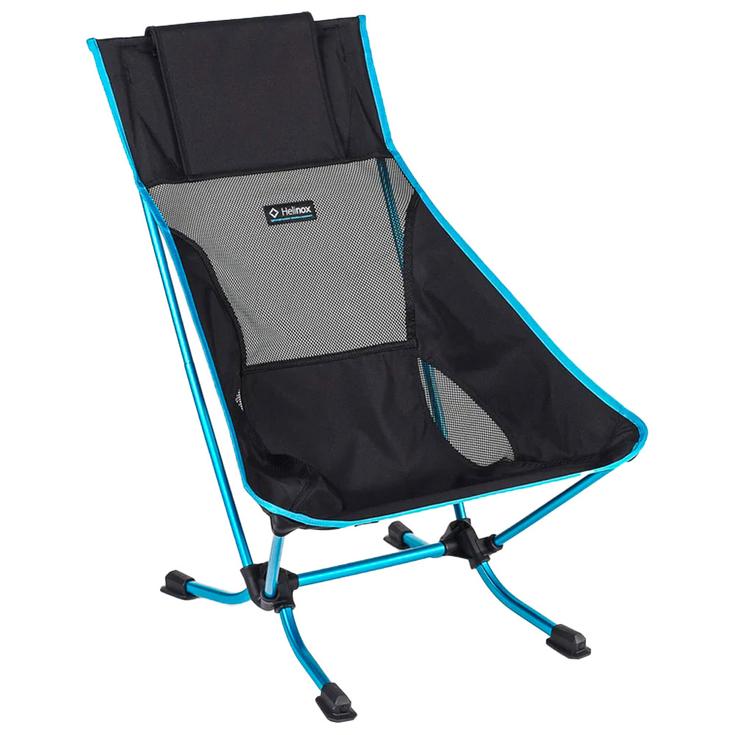 Helinox Beach Chair Black Cyan Blue 