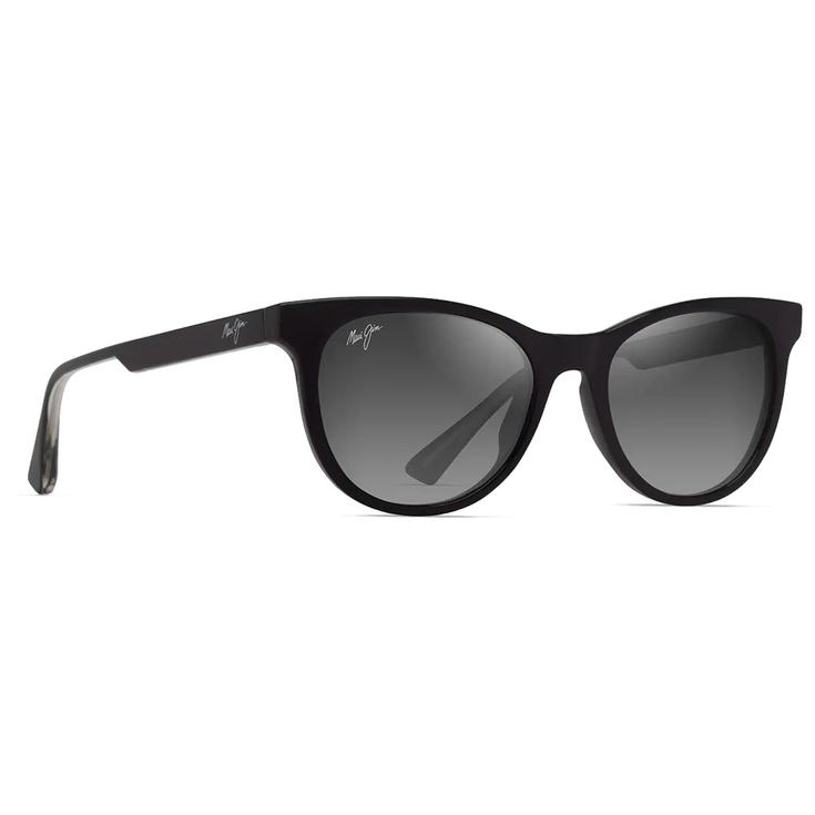 Maui Jim Occhiali da sole Lonomea Shiny Black Neutral Grey Minéral Superthin Presentazione