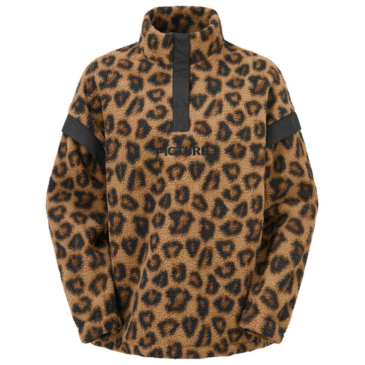 Picture Polaire Velora Printed 1/4 Zip Wild Spot Print Présentation