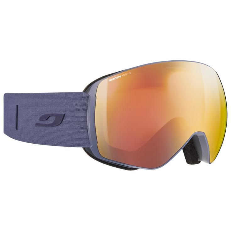 Julbo Masque de Ski Stormchaser Bleu Noir Reactiv 1-3 Hd Présentation