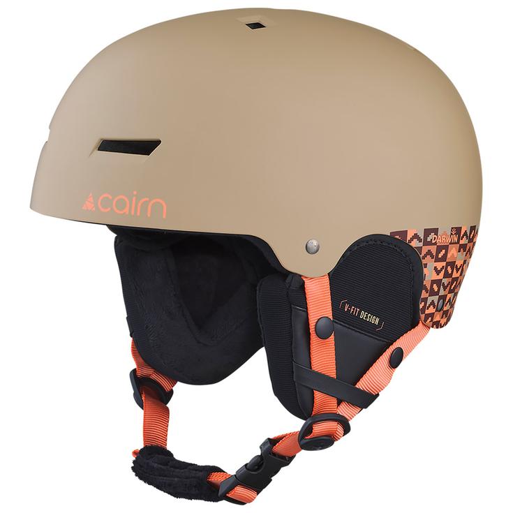 Cairn Casque de ski Darwin Junior Mat Linen Présentation