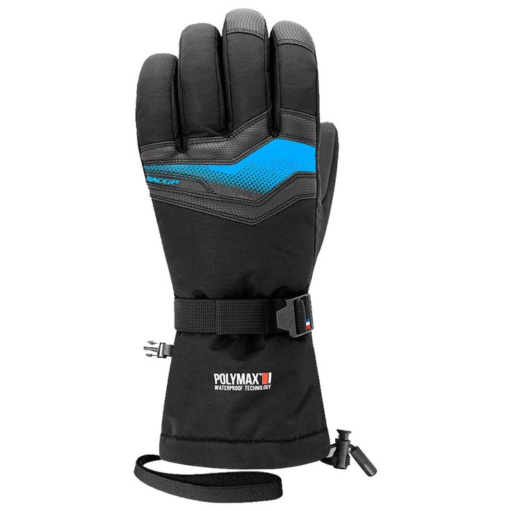 Racer Gloves Logic 3 Black Blue Overview