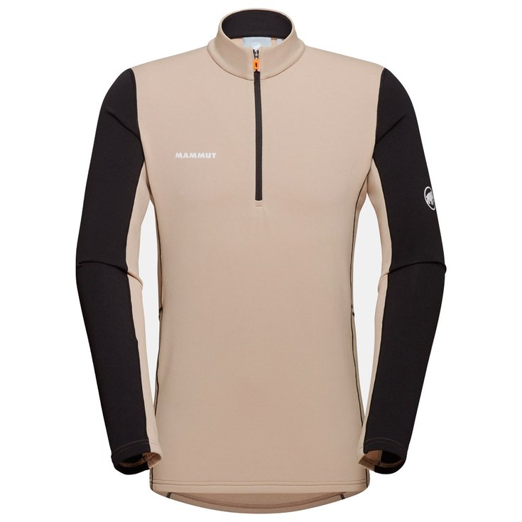 Mammut Fleece Aenergy ML Half Zip Pull Men Savannah Black Overview