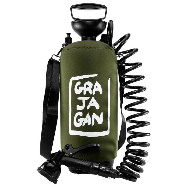 Grajagan Ducha solar Beach Shower 8 Litres Kaki Presentación