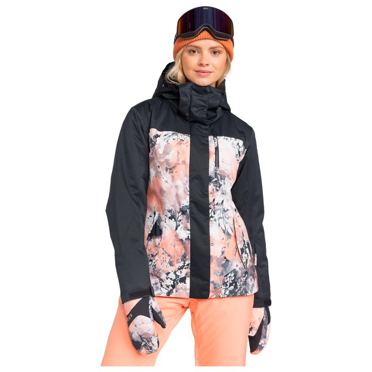 Roxy Skijacke Jetty Block Peach Pink Dreamy Picture Präsentation