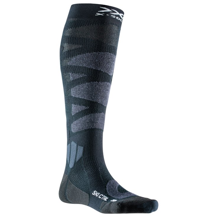 X Socks Ski Control 4.0 Black Night Pearl Grey 