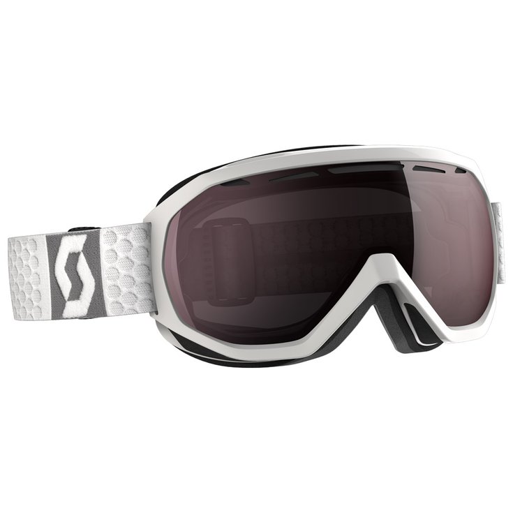 Scott Masque de ski Notice OTG White Enhancer Silver Chrome Présentation