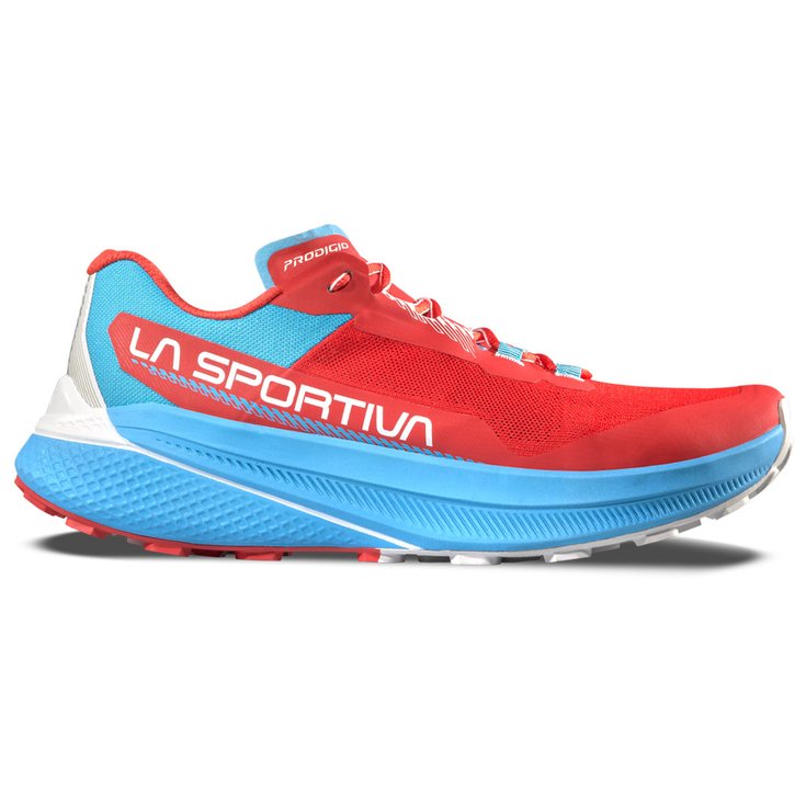 La Sportiva Trail shoes Prodigio Woman Hibiscus Malibu Blue Overview