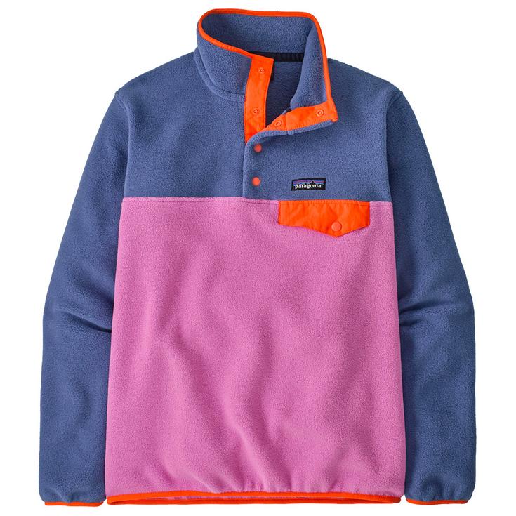 Patagonia Sweater Women’s Lightweight Synchilla Snap-T Brisk Purple Overview