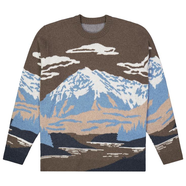 Picture Pullover Gibow Knit Sweater Cloudy Landscape Men Präsentation