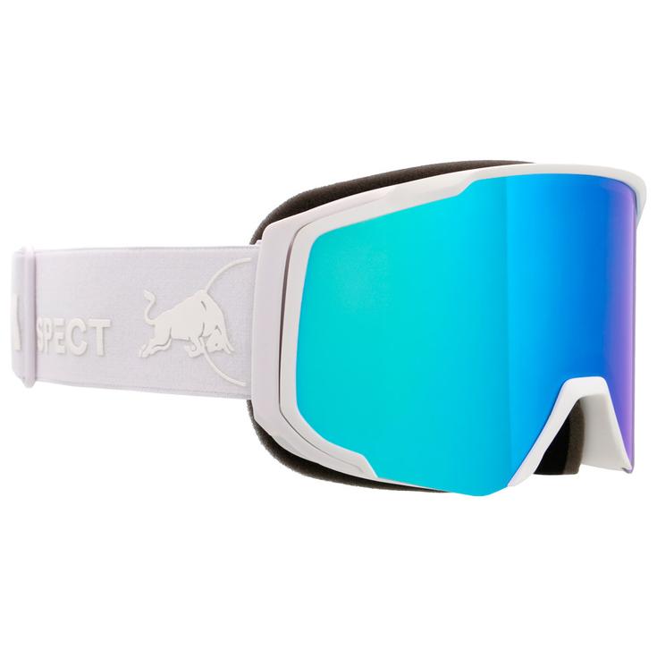 Red Bull Spect Skibrillen Jibb Matt White I-Boost Smoke Blue Mirror Voorstelling
