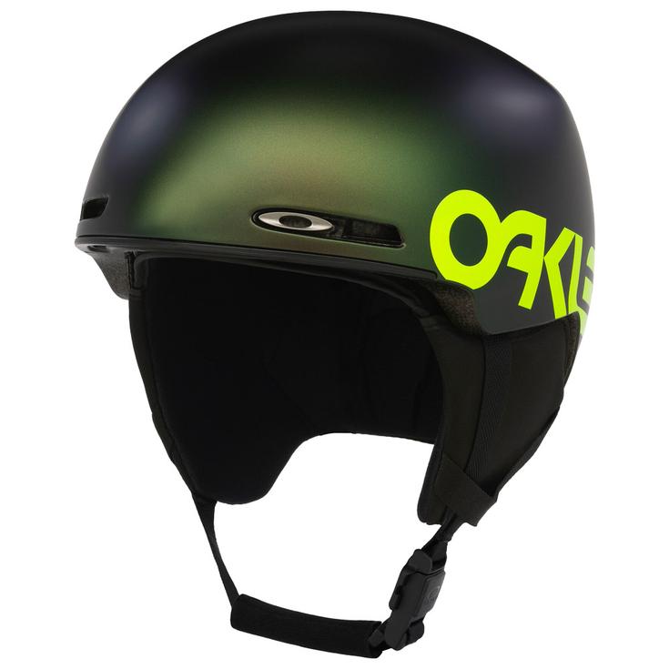 Oakley Casco Mod 1 Mips Silver Green Colorshift Fp Presentazione