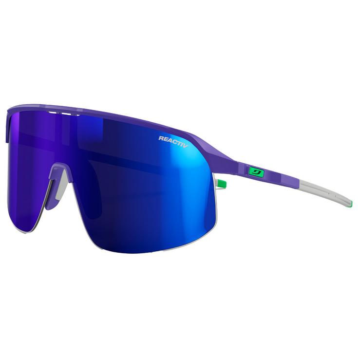 Julbo Sonnenbrille Density Mat Violet Gris Vert Reactiv 1-3 High Contrast Präsentation