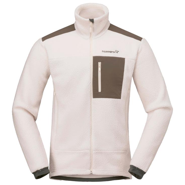 Norrona Polar Trollveggen Warm 3 Jacket M's Whisper White Presentación