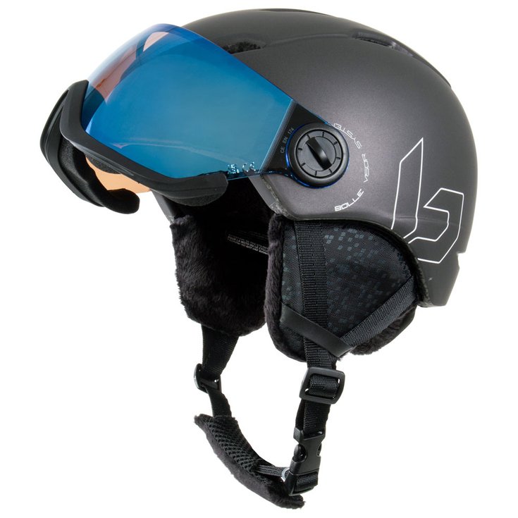 Bollé Helmet w/ visor Might Visor Premium Black Photochromic Silver Bollé Helmet w/ visor Might Visor Premium Black Photochromic Silver