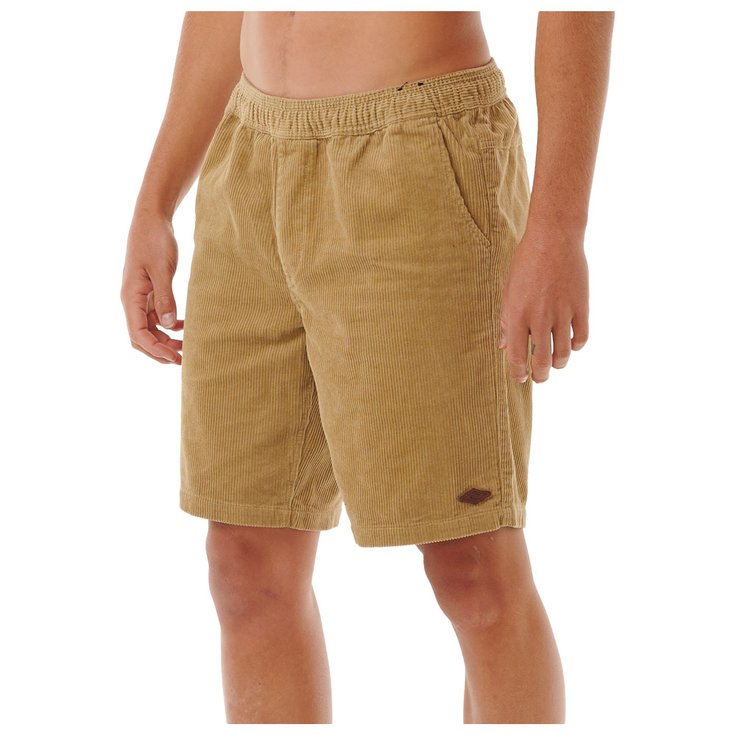 Rip Curl Short Classic Surf Cord Volley 19" Dark Khaki Présentation