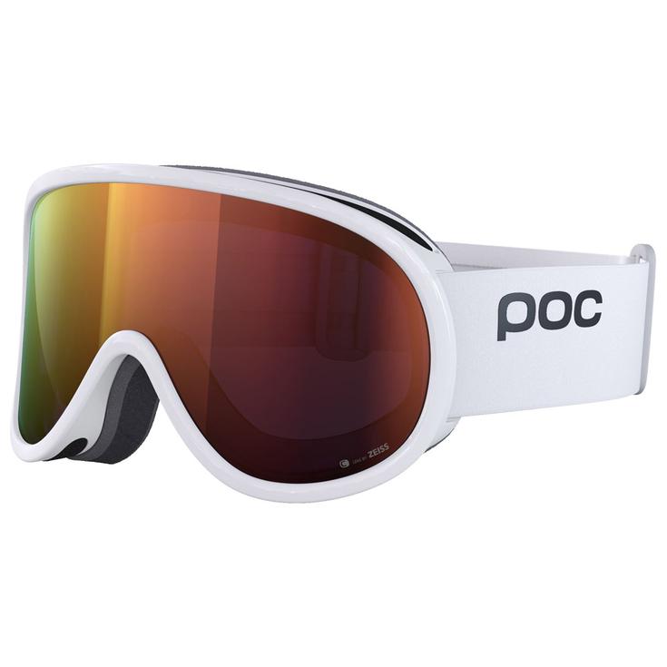 Poc Masque de Ski Retina Clarity Hydrogen White Spektris Orange Présentation