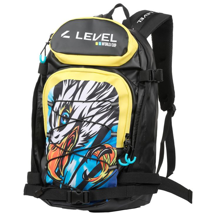 Level Zaino Freeride Eagle 25Lt Jaune Bleu Presentazione