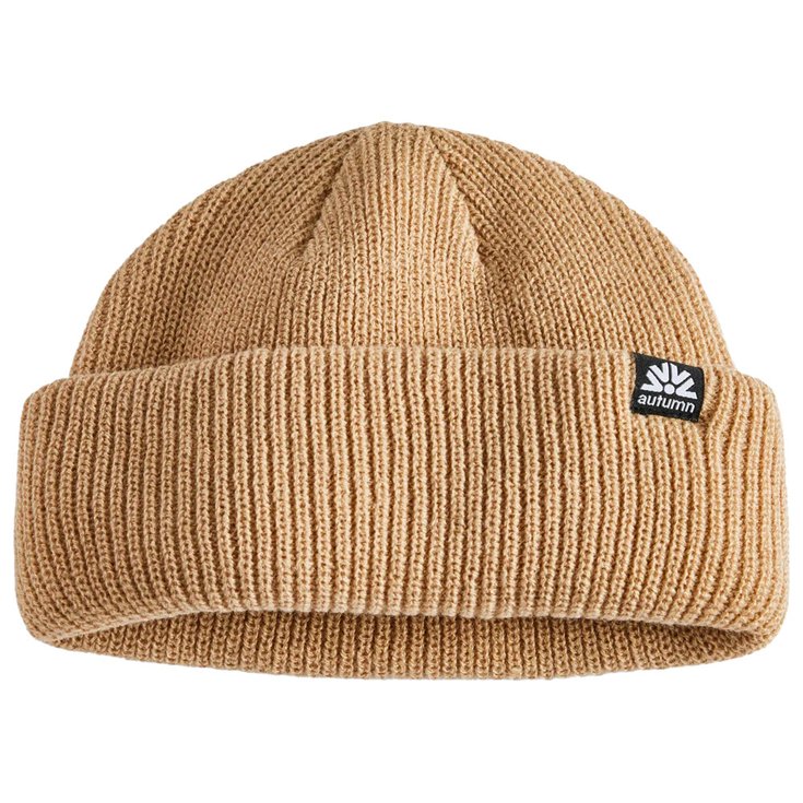 Autumn Double Roll Beanie Khaki 
