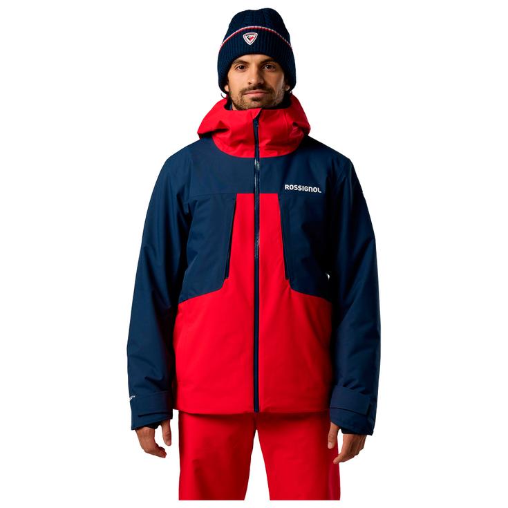 Rossignol Skijassen Velika Insulated Sport Red Dark Navy Voorstelling