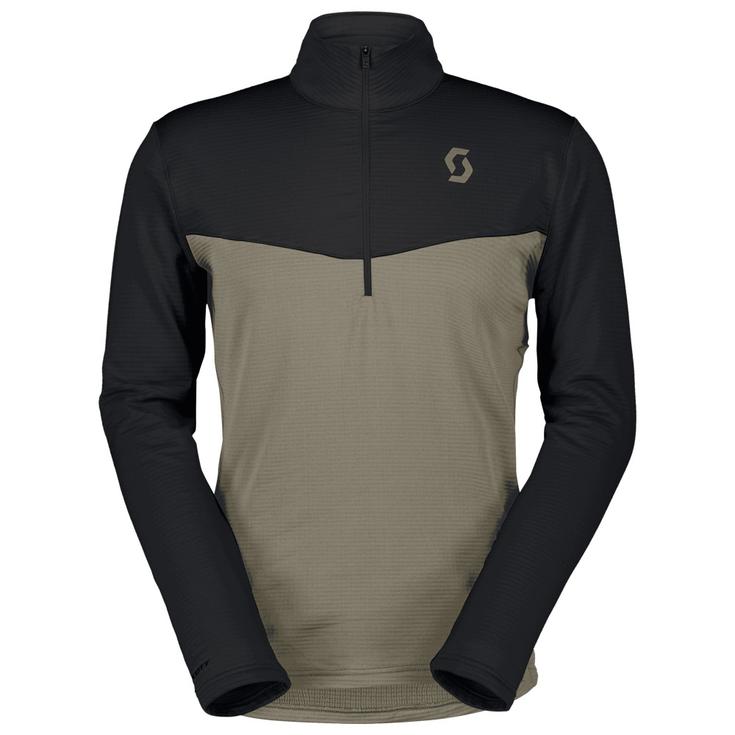 Scott Fleece Defined Light Dust Grey Black Präsentation