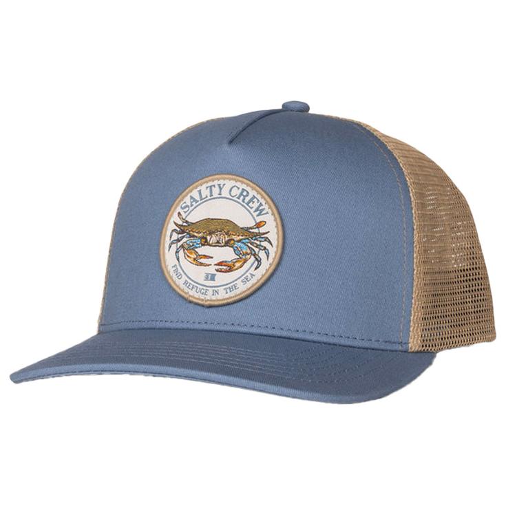 Salty Crew Cap Jimmy Trucker Pilot Blue Khaki Overview