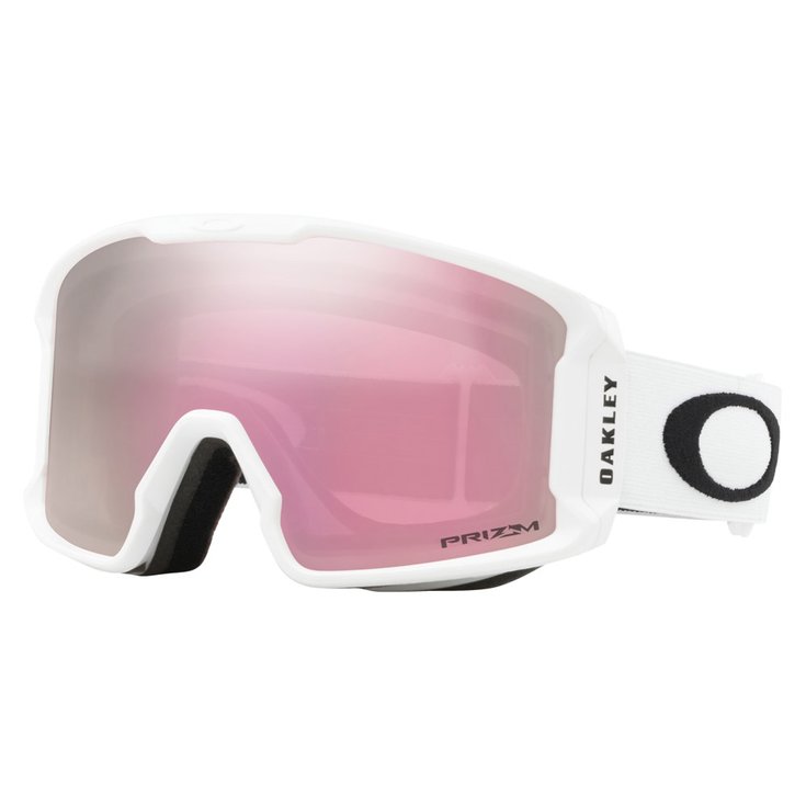 Oakley Goggles Line Miner Xm Matte White Prizm Snow Hi Pink Iridium Overview