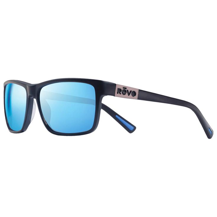 Revo Zonnebrillen Winston Matte Black Serilium+ Blue Water Polarized Voorstelling