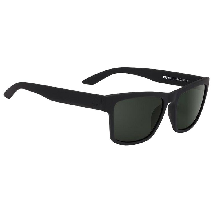 Spy Sonnenbrille Haight 2 Matte Black Happy Gray Green Präsentation