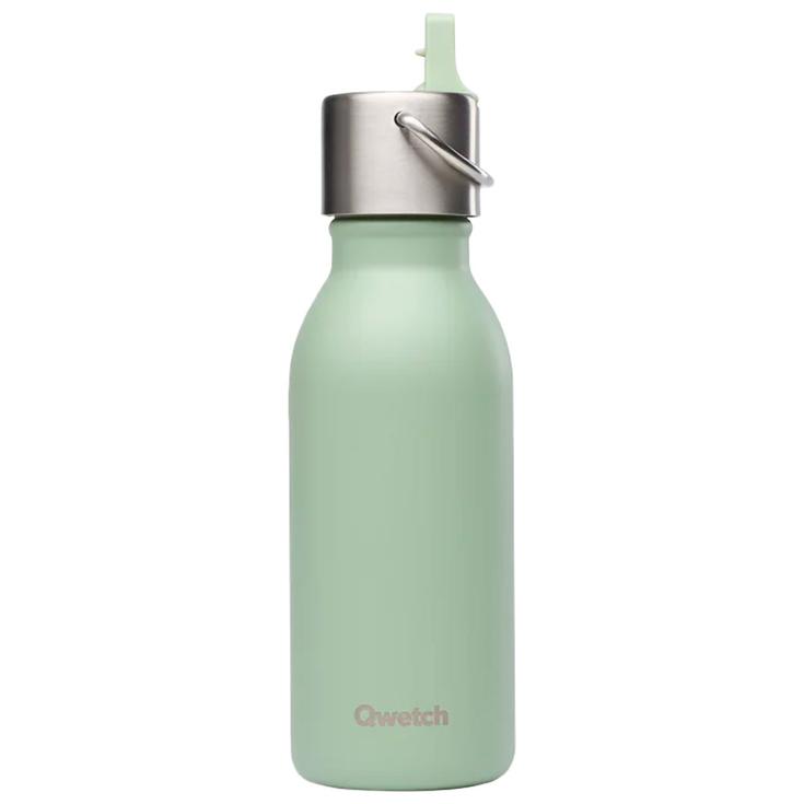 Qwetch Flask Kids 350 ml Sport Active Matt Vert Tilleul Overview