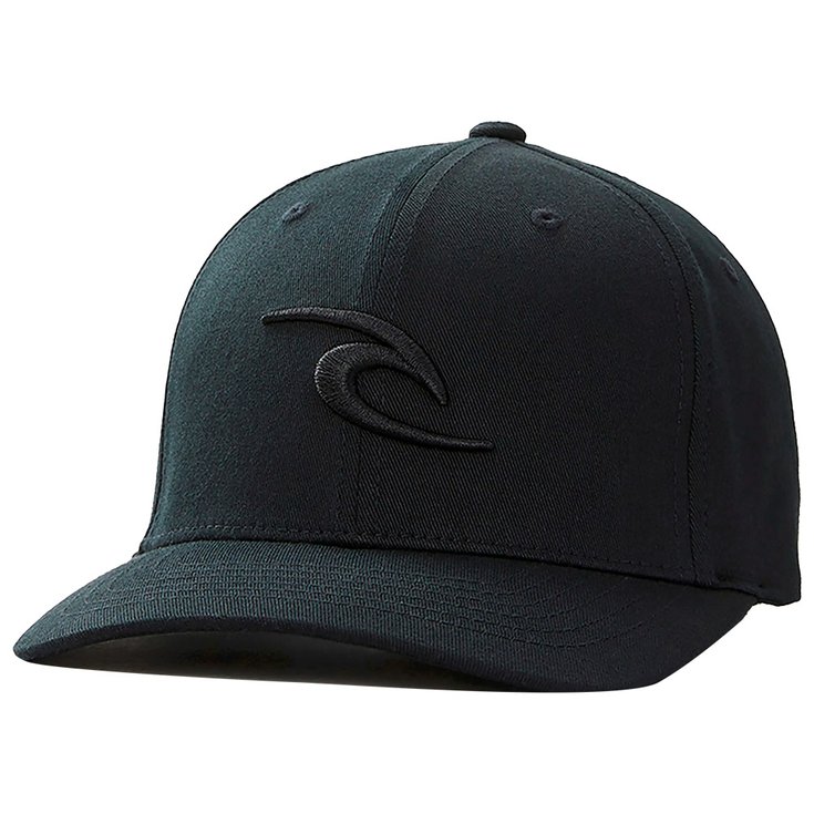 Rip Curl Cap Tepan Flexfit Black Präsentation