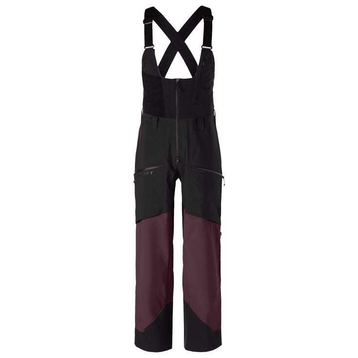 Scott Pantalon Ski Pants Vertic Gore Tex 3 Layer Black Cocoa Red Présentation