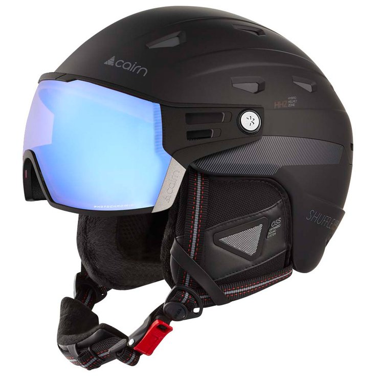 Cairn Visor helmet Shuffle S-visor Evolight Black Overview