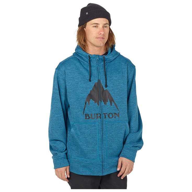 Burton Sweaters Mb Oak Fz Mountaineer Heather Voorstelling