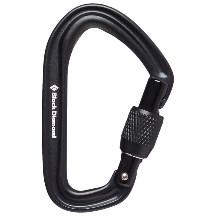 Black Diamond Mousqueton Hotforge Screwgate Carabiner Black Présentation