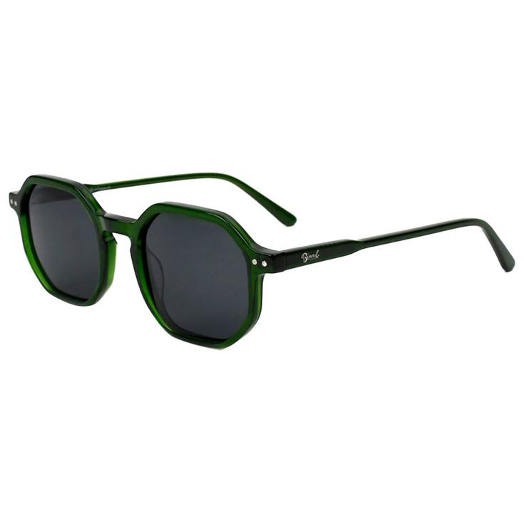 Binocle Eyewear Sonnenbrille Bogota Shiny Kaki Grey Polarized Präsentation
