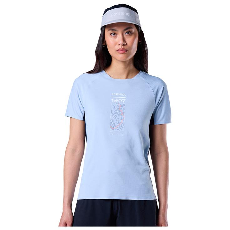 Rossignol Camiseta de trail W's Sapa Ultra Blue Aura Presentación