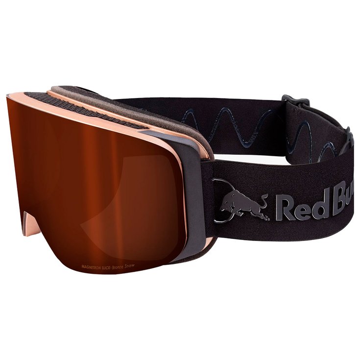 Red Bull Spect Masque de Ski Magnetron Slick Matt Metalic Bronze Orange Bonze Mirror Présentation