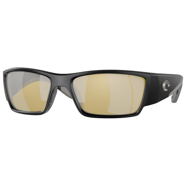 Costa Del Mar Sunglasses Corbina Pro Matte Black Sunrise Silver Mirror Polarized Overview
