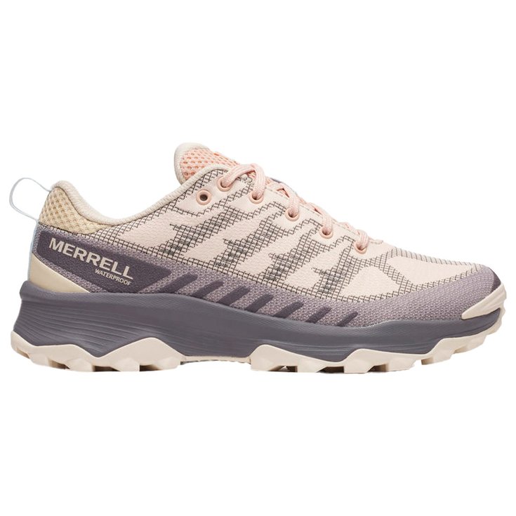 Merrell Chaussures de Fast Hiking Speed Eco Wp Wmn Pink Salt Présentation