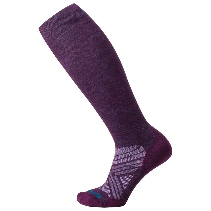 Smartwool Socken W's Snow Zero Cushion Otc Purple Iris Präsentation