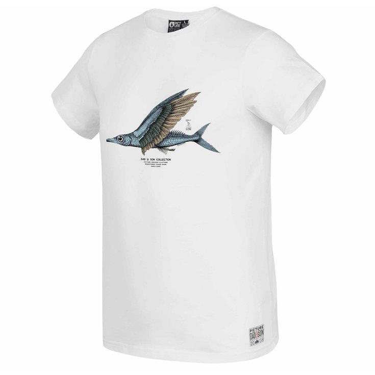 Picture T-shirts Flycod Dad Son White Voorstelling