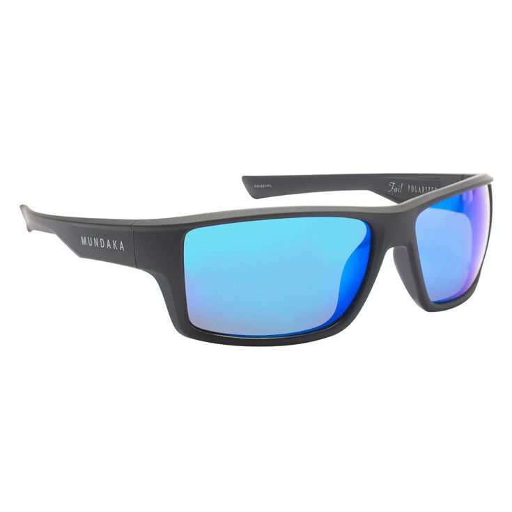 Mundaka Optic Sunglasses Foil Matte Black Smoke Blue Revo Cx Polarized Overview